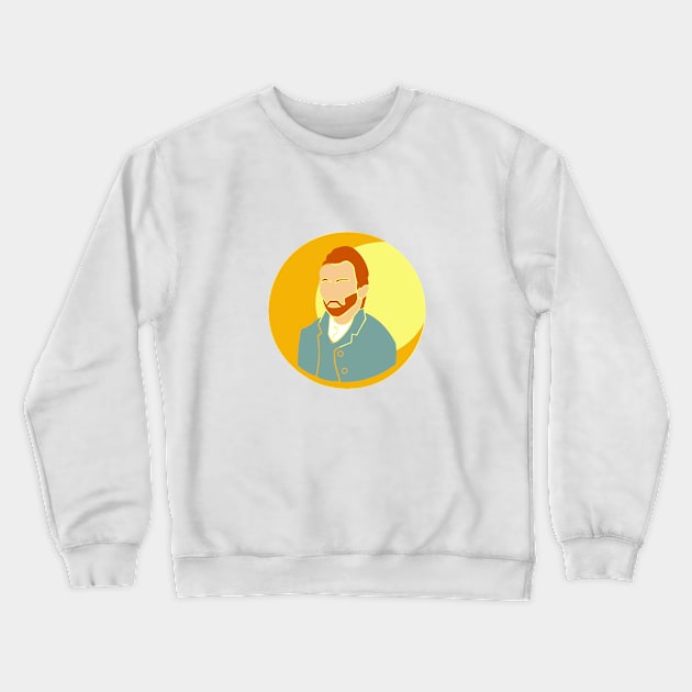 Vector van Gogh Crewneck Sweatshirt by AndyDesigns